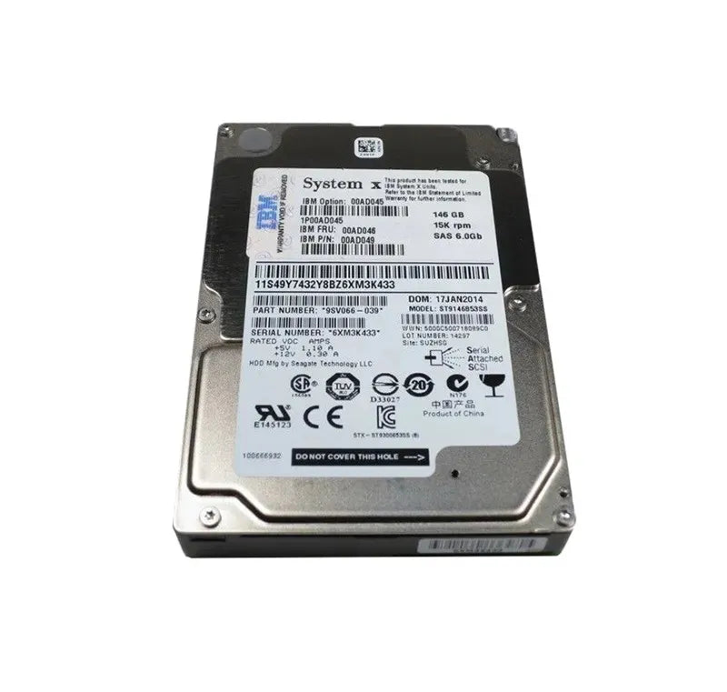 IBM Server Hard Drive - 00AD045