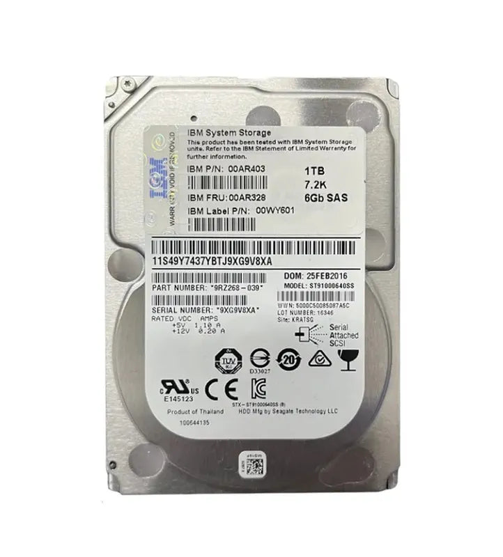 IBM Server Hard Drive - 00AR403