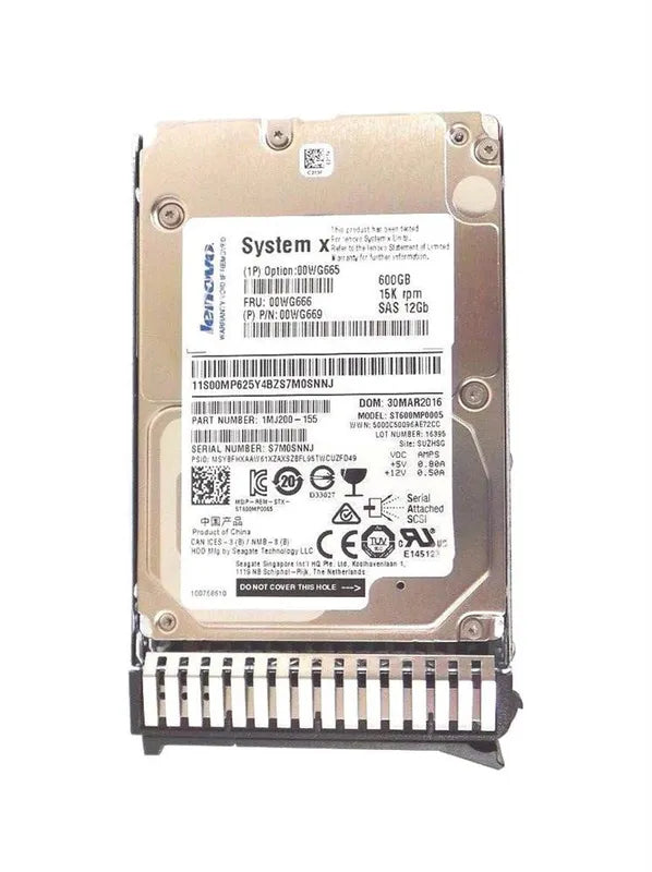 Lenovo Desktop Hard Drive - 00WG665