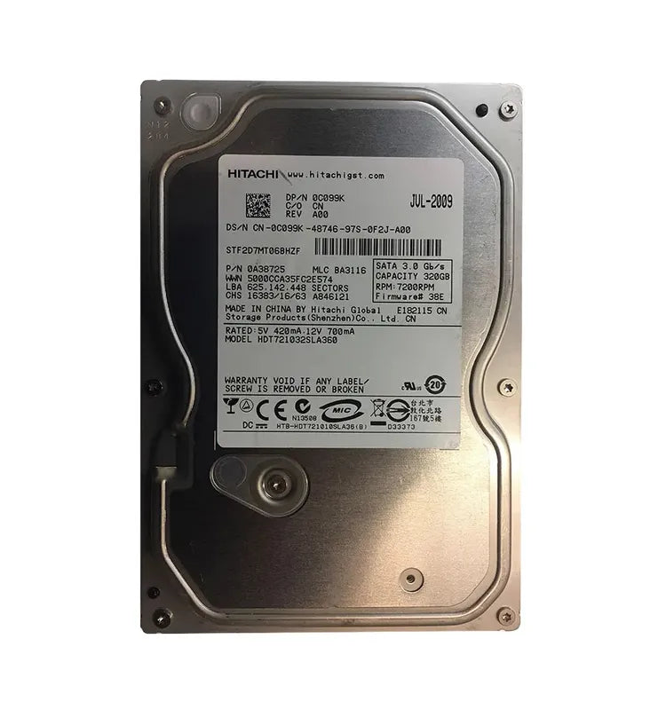 Hitachi Desktop Hard Drive - 0A38725