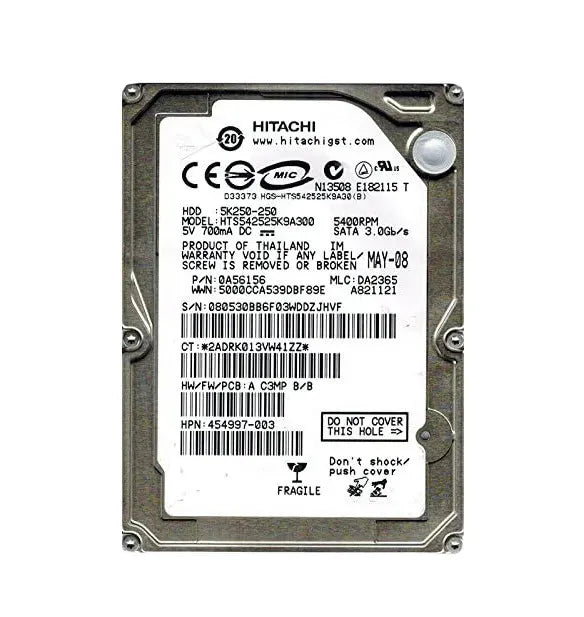 Hitachi Laptop Hard Drive - 0A56156