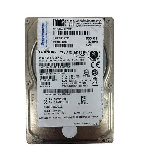IBM Server Hard Drive - 0A91280