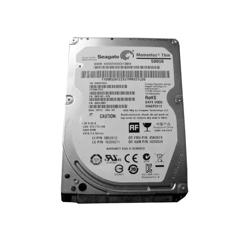 Lenovo Laptop Hard Drive - 0C55524