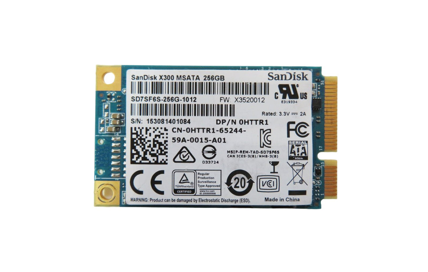 Dell 256GB Solid State Drive (SSD) - 0HTTR1
