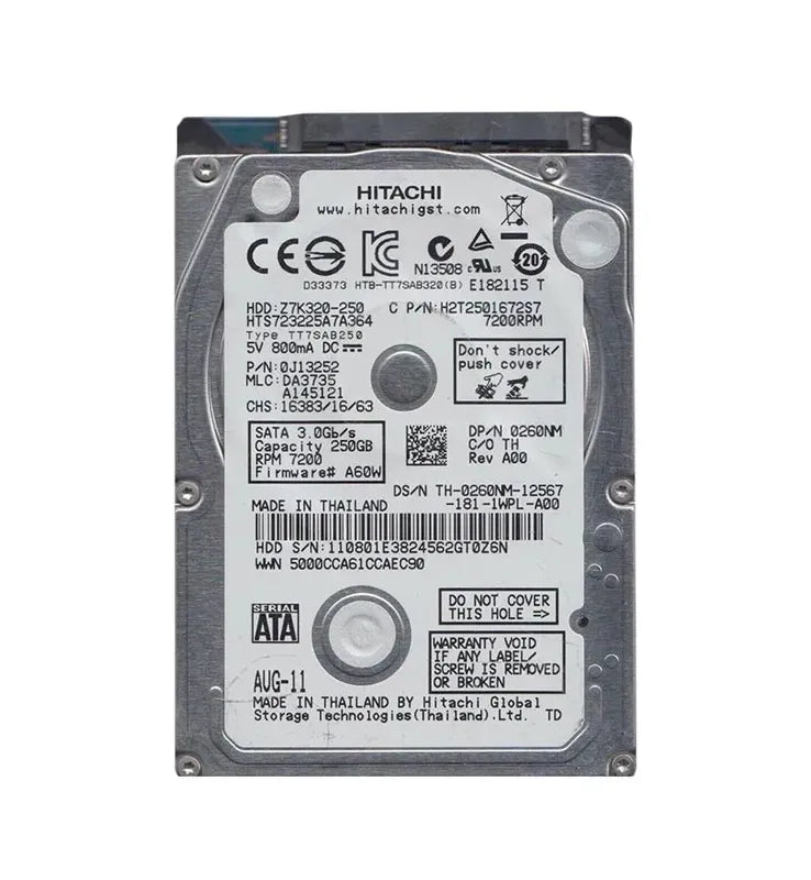 HGST Laptop Hard Drive - 0J13252