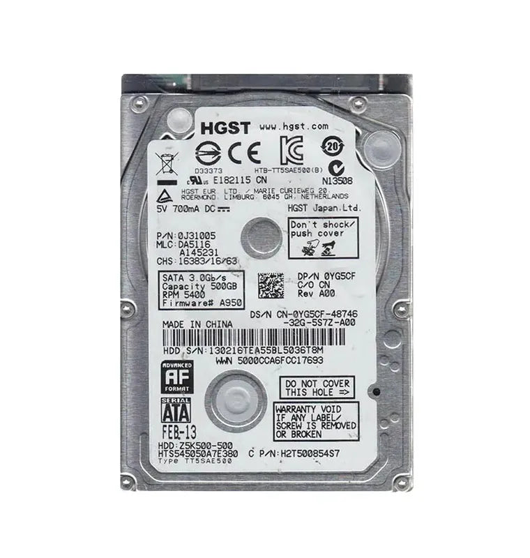 HGST Laptop Hard Drive - 0J31005