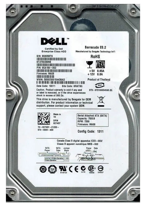 Dell Desktop Hard Drive - 0JW551