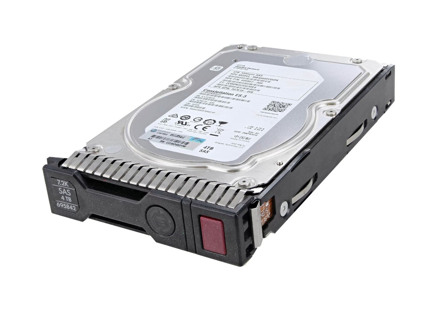 HP 4TB SAS 6Gb/s Hot Swap Midline 7200RPM 3.5-I - 695842-001