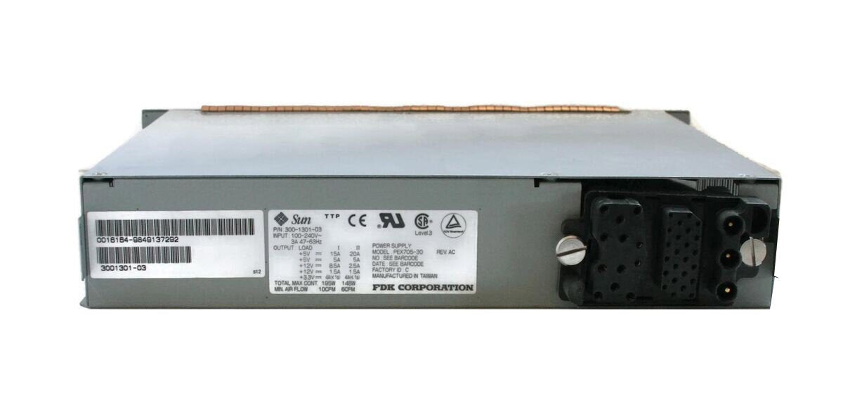 Sun 195/148-Watts Power Supply - 3001301-03