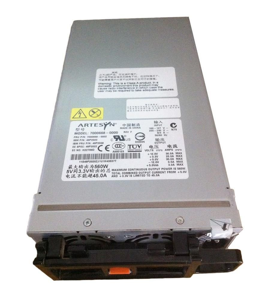 IBM 560-Watts Power Supply - 49P2020