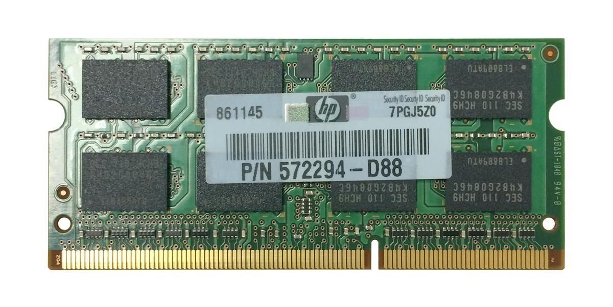 HP 4GB Laptop Memory Module - 572294-D88