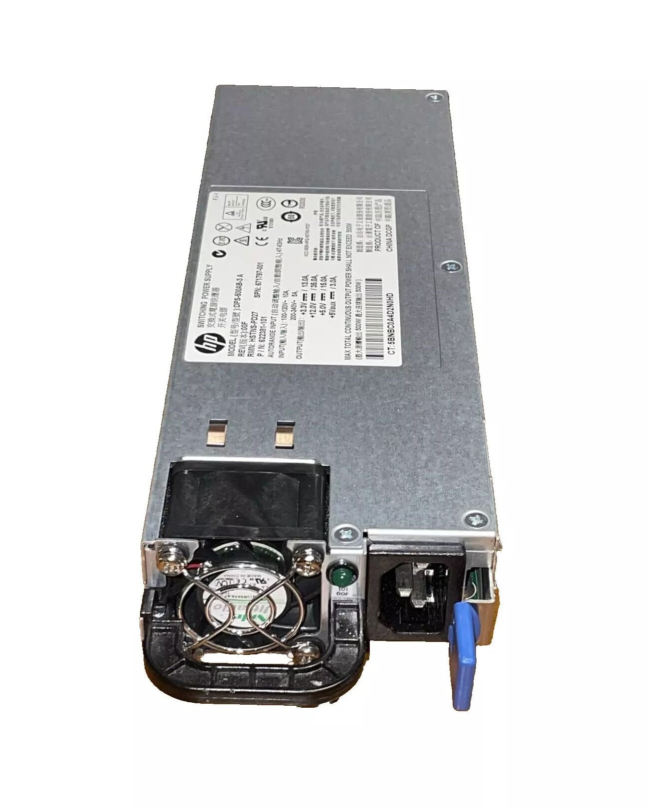 HP 500-Watts Power Supply - 622381-101