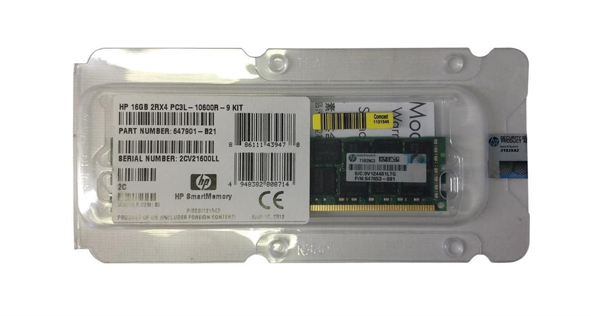 HPE 16GB Server Memory Module - 647901-S21