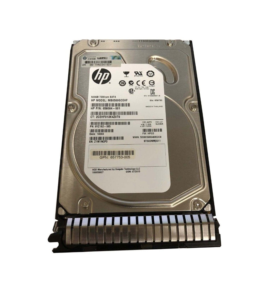 HPE 500GB SATA 6Gb/s Hot Swap Midline 7200RPM ( - 658103-001