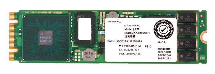 Dell 480GB SATA 6Gb/s Read Intensive TLC M.2 2280 So - 7FXC3
