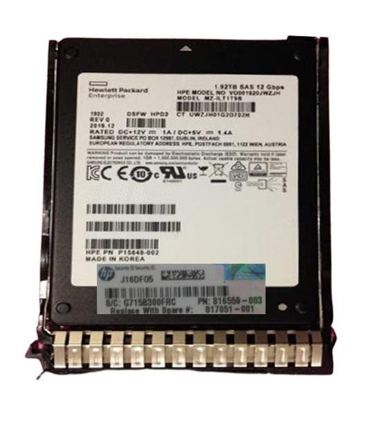 HP Solid State Drive - 817051-001