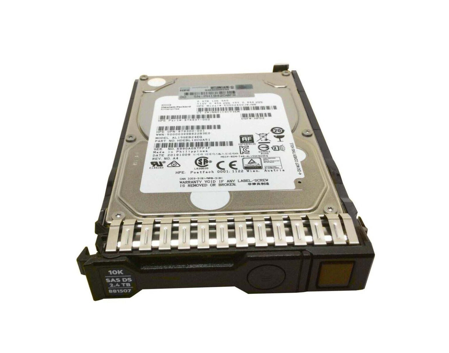 HP 2.4TB SAS 12Gb/s Hot Swap Digitally Signe - EG002400JWJNN