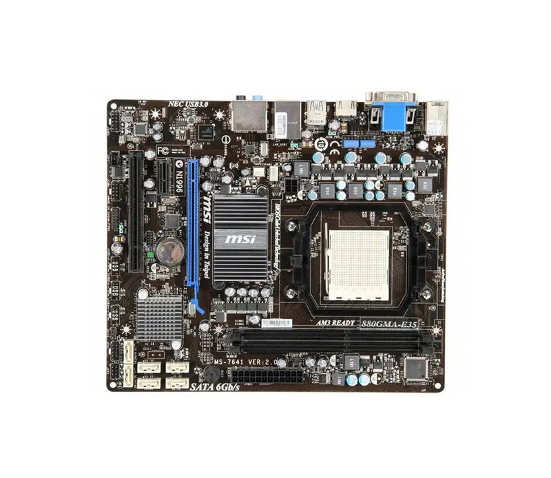 MSI Desktop Motherboard - 880GMA-E35
