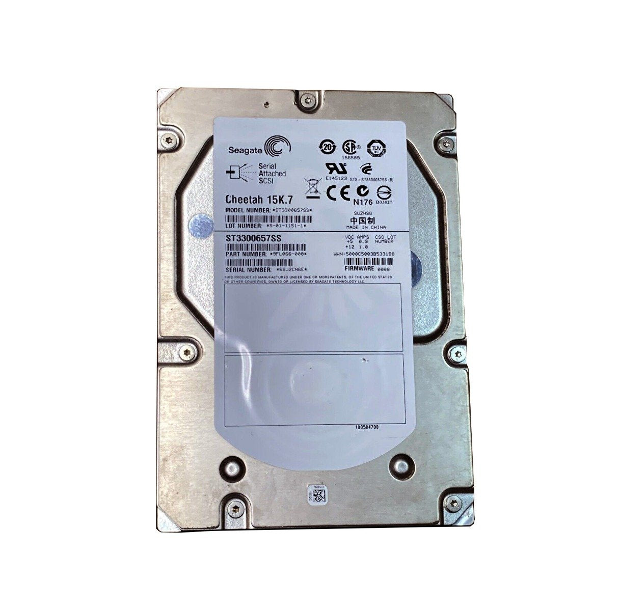 Seagate Cheetah 15K.7 300GB SAS 6Gb/s 15000RPM - 9FL066-008