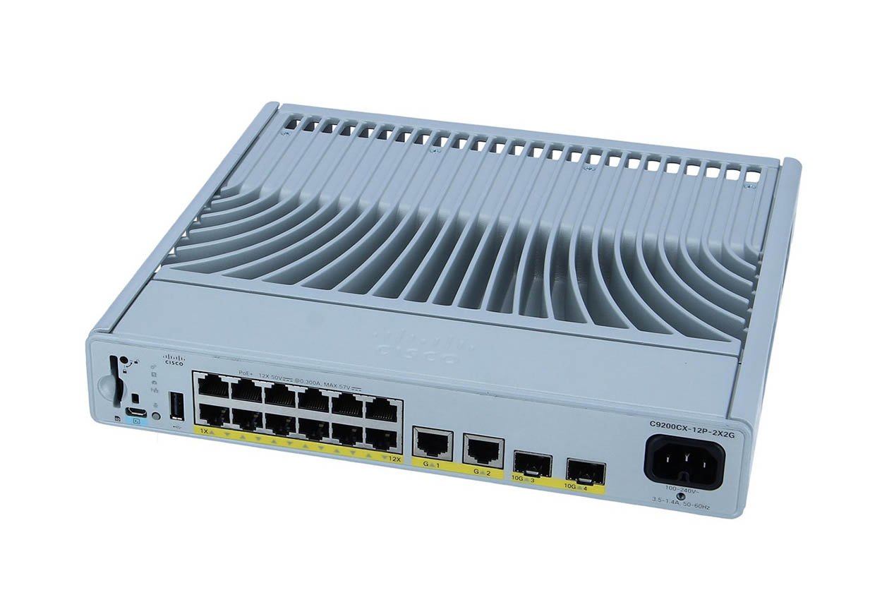 Cisco Catalyst 9200CX Series 12-Ports Network Switch - C9200CX-12P-2X2G-E