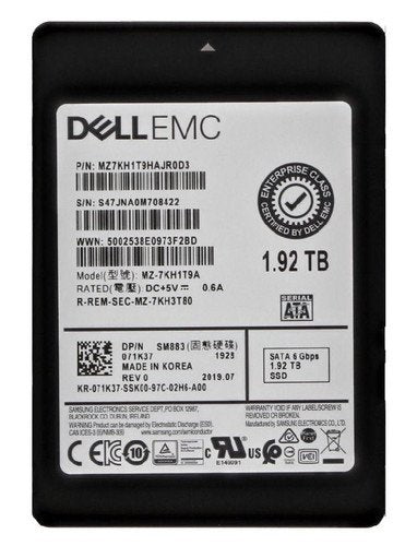 Samsung Solid State Drive - MZ7KH1T9HAJR0D3