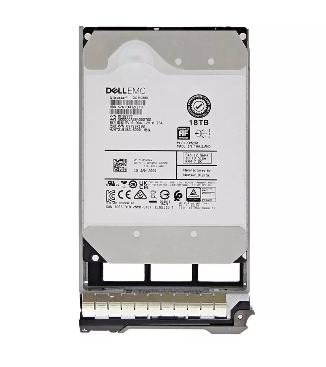 Dell EMC 18TB SAS 12Gb/s Hard Drive - R20GG