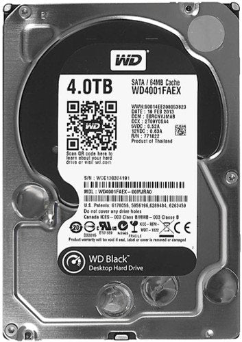 Western Digital Desktop Hard Drive - WD4001FAEX