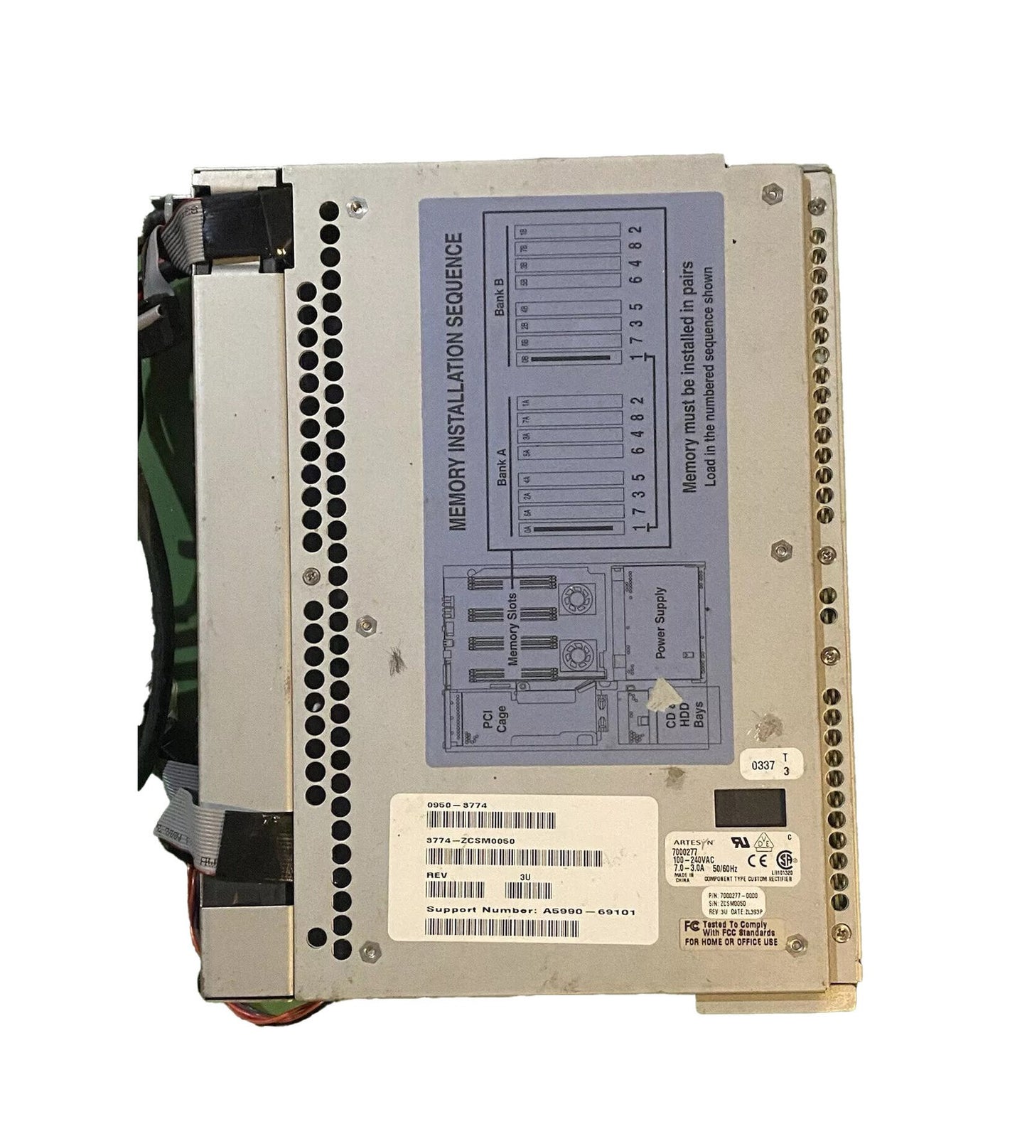 HP 600-Watts Power Supply - A5990-69101