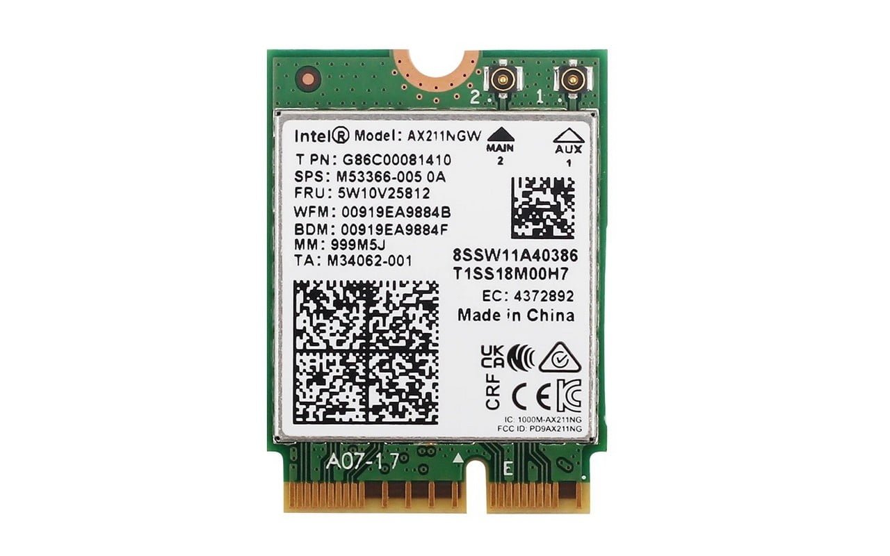 Intel Network Adapter - AX211.NGWG.NV
