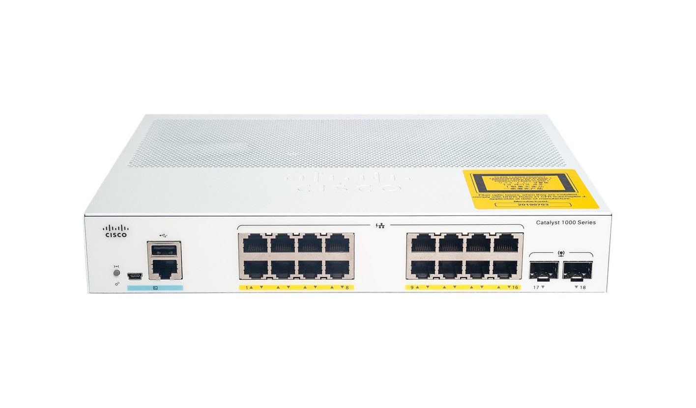 Cisco Catalyst 1000 Network Switch - C1000-16T-2G-L
