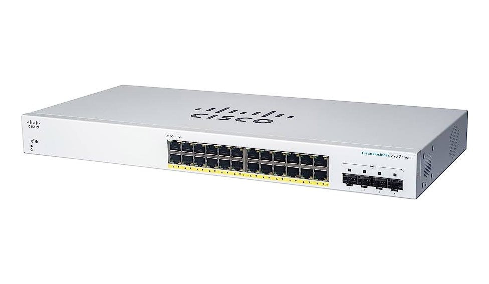 Cisco Network Switch - CBS220-24P-4X-NA