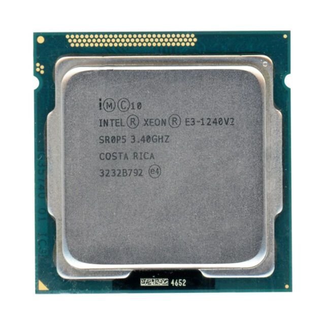 Intel Xeon E3-1240 V2 Quad-Core Processor - CM8063701098201