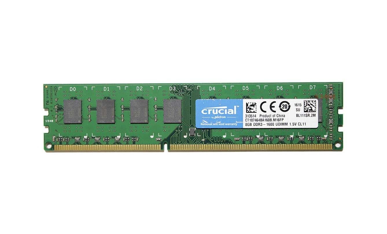 Crucial 8GB Desktop Memory Module - CT102464BA160B.M16FP