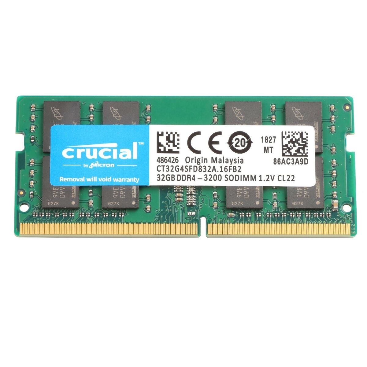 Crucial Laptop Memory - CT2K32G4SFD832A