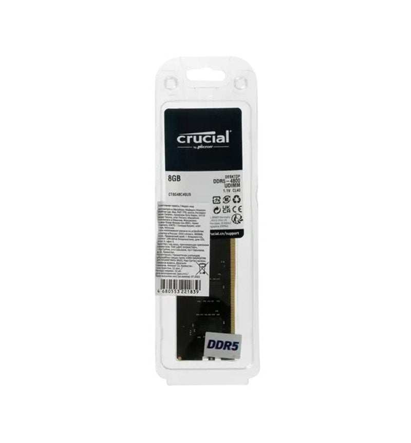 Crucial 8GB Desktop Memory - CT8G48C40U5