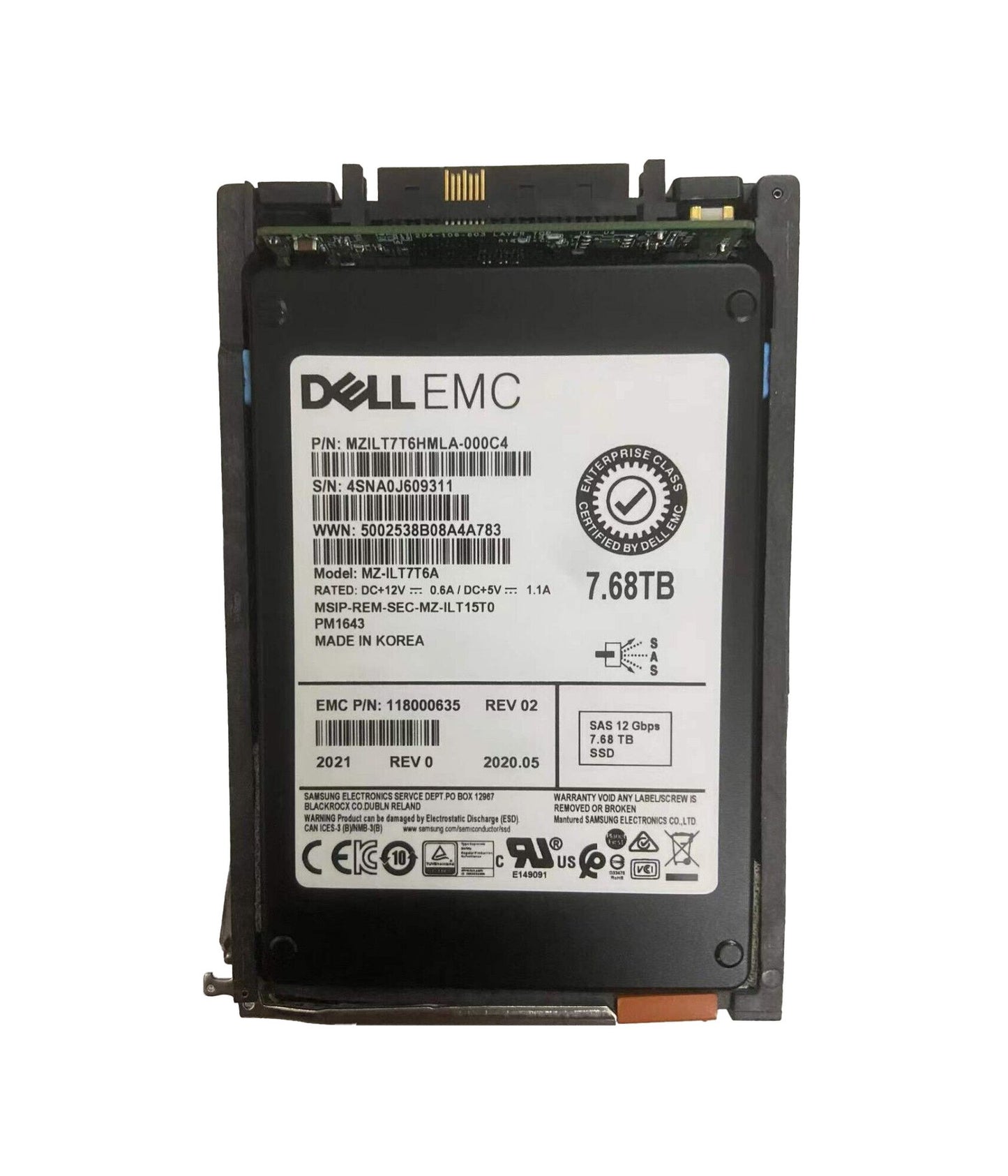 EMC Solid State Drive - D4-2SFXL2-7680