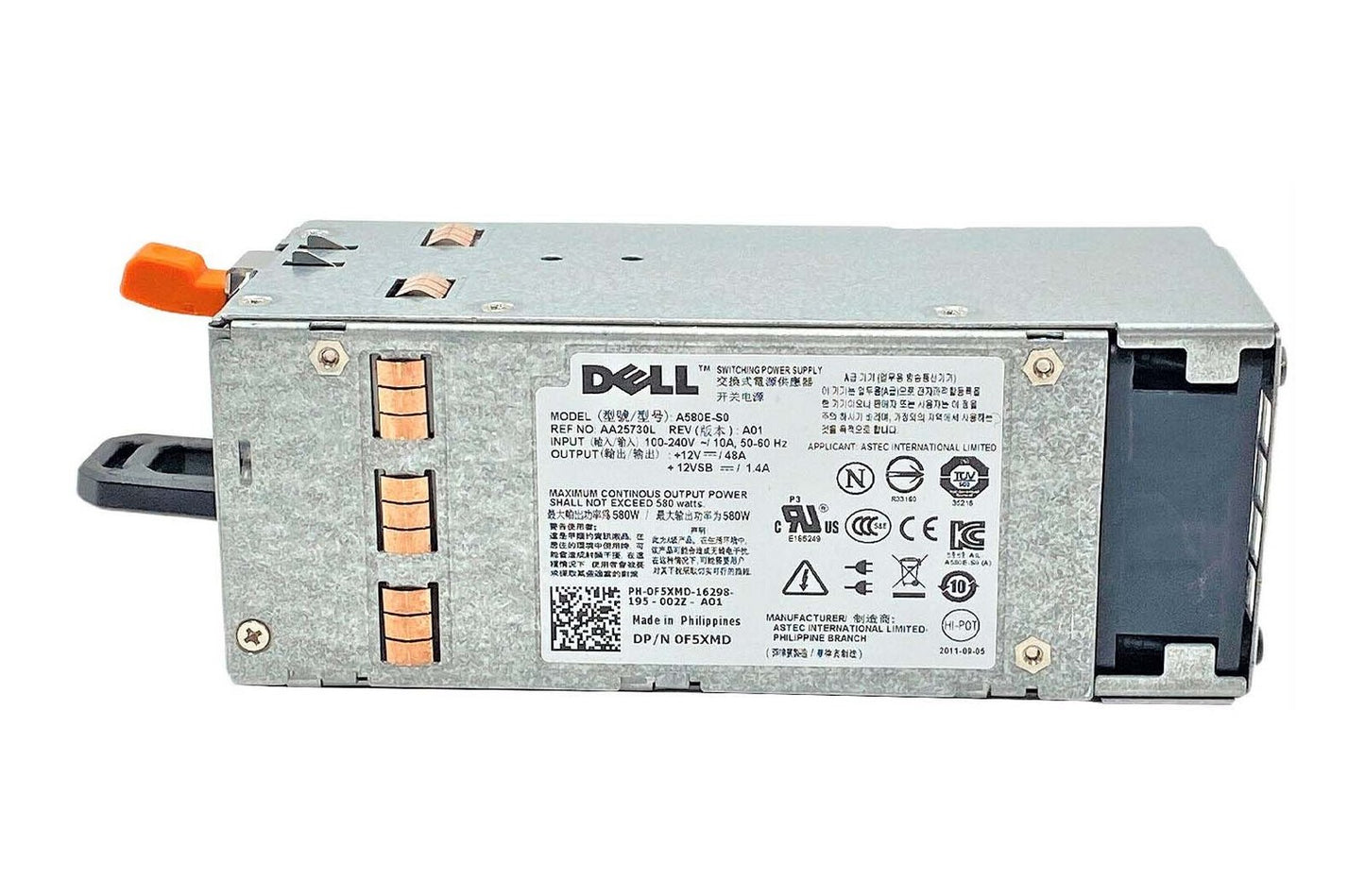 Dell 580-Watts Power Supply - D580E