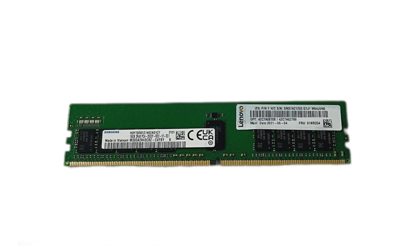 Lenovo 16GB 3200MHz DDR4 PC4-25600 ECC Registered - 01KR354