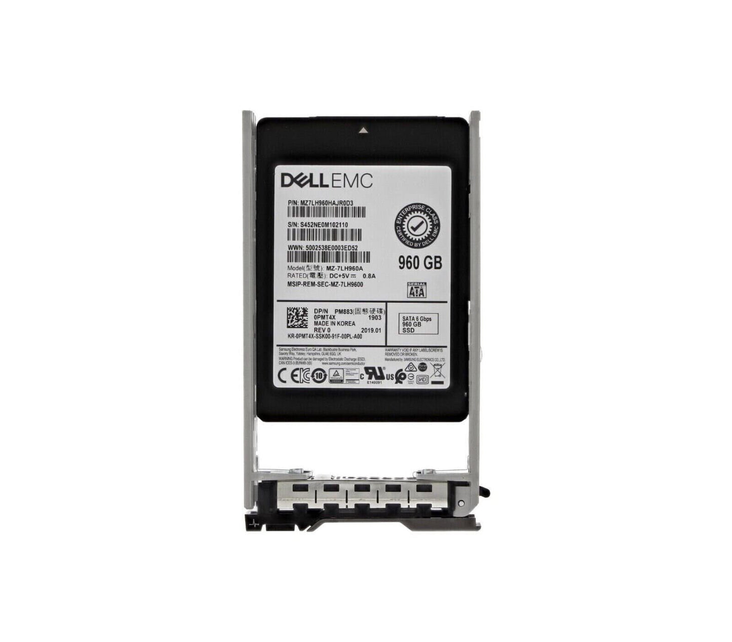 Dell 960GB SATA 6Gb/s Hot Swap Read Intensive 2.5-i - 0PMT4X