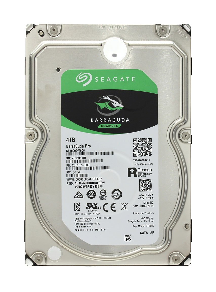 Seagate BarraCuda Pro Compute 4TB SATA 6Gb/s 72 - 2G5107-300