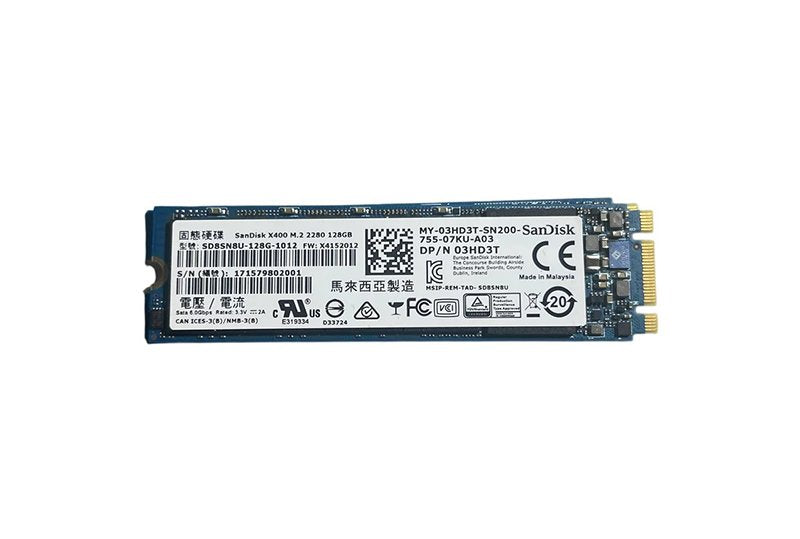 Dell 128GB SATA 6Gb/s M.2 2280 Solid State Drive (SS - 3HD3T