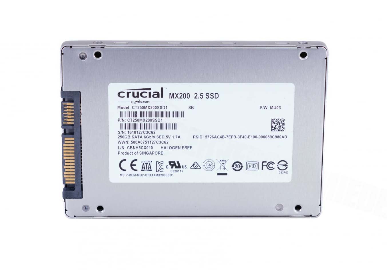 Crucial MX200 250GB SATA 6Gb/s MLC 2.5-inch - CT250MX200SSD1