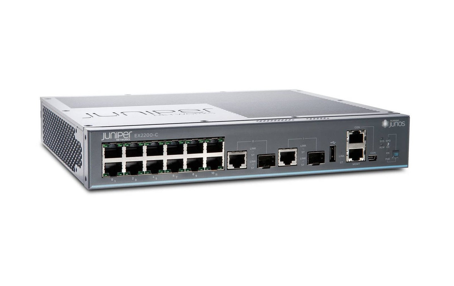 Juniper 12-Port 1GbE PoE+ Rack mountable N - EX2200-C-12T-2G