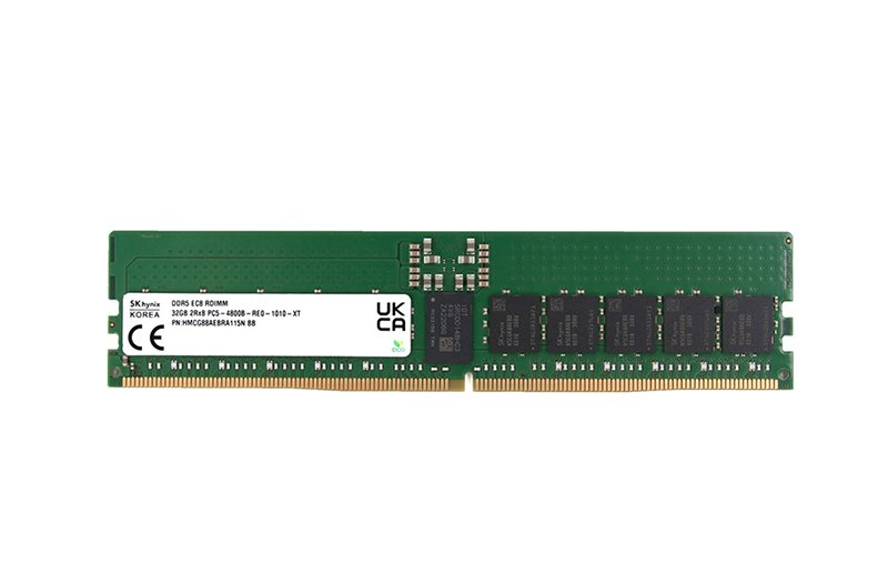 SK Hynix 32GB 4800MHz DDR5 PC5-38400 ECC R - HMCG88AEBRA115N