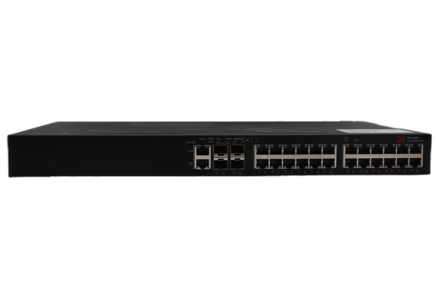 Brocade 24-port 10/100/1000BASE-T PoE+ Rack-mo - ICX6430-24P