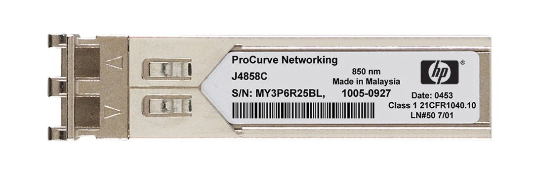 HP 1GBASE-SX Multi-mode Fibre 300m 850nm Duplex LC - J4858C