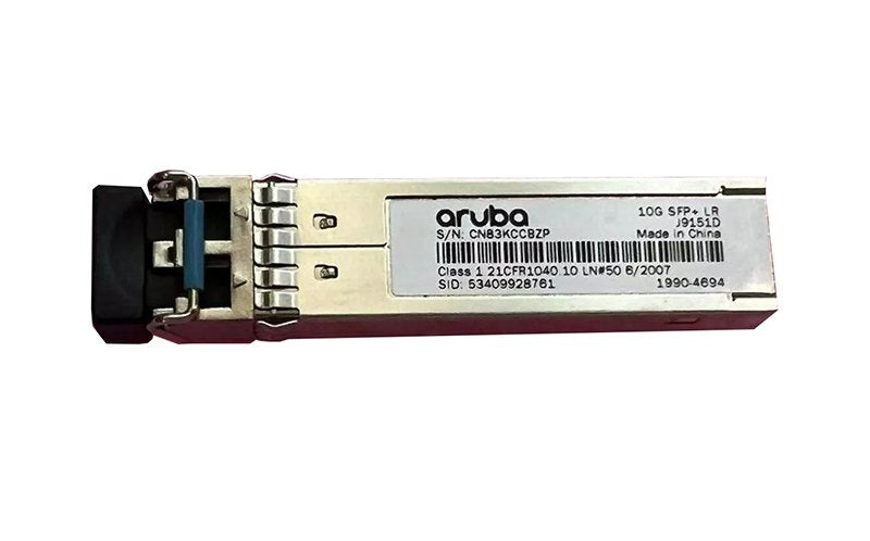 HPE Aruba 10GBASE-LR Single-mode Fibre 10km 1310nm - J9151D