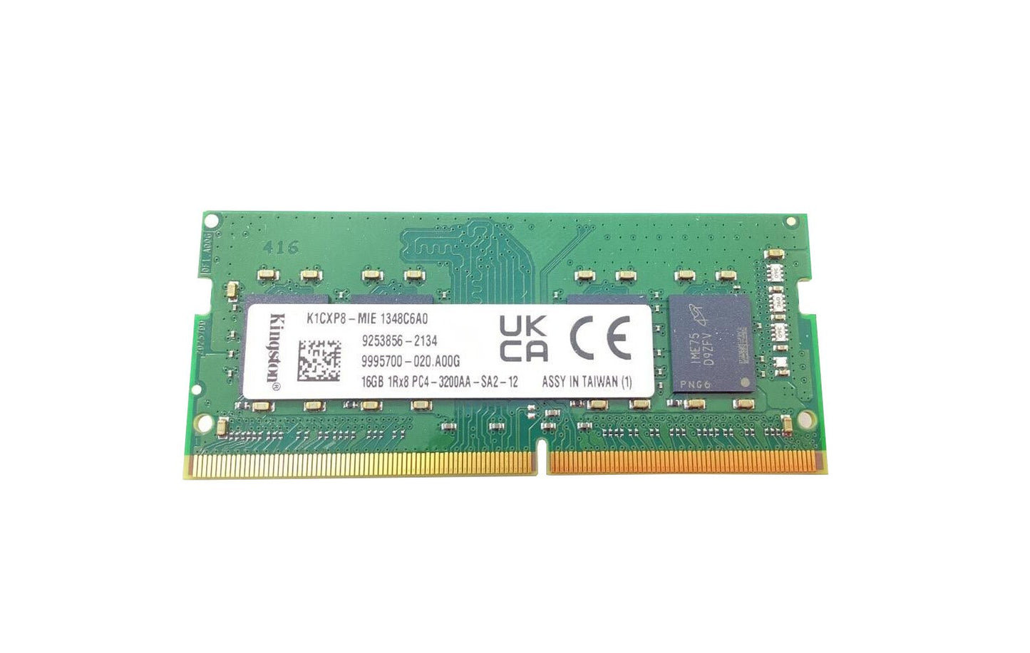 Kingston 16GB 3200MHz DDR4 PC4-25600 Non-ECC CL - K1CXP8-MIE