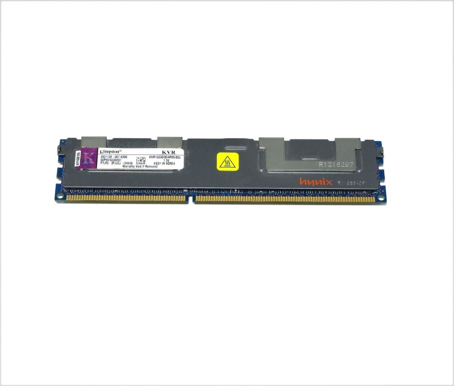 Kingston 8GB 1333MHz DDR3 PC3-10600 ECC - KVR1333D3D4R9S/8GI