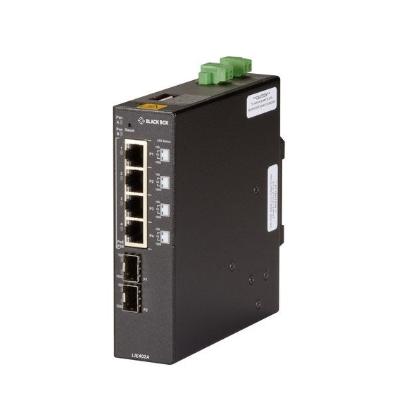Black Box Gigabit Ethernet Poe++ Industrial Networ - LIE402A